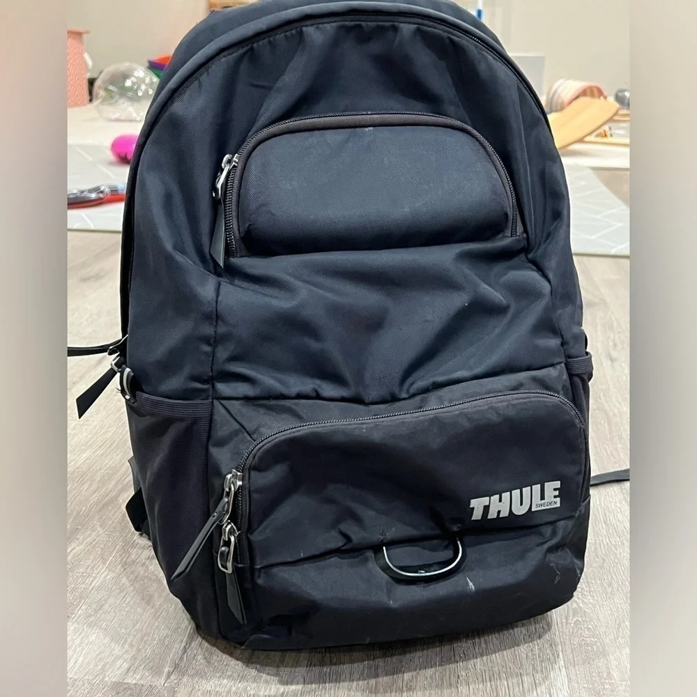 THULE 21L Departer Black Tactical Backpack Pouches and Protected Compartments